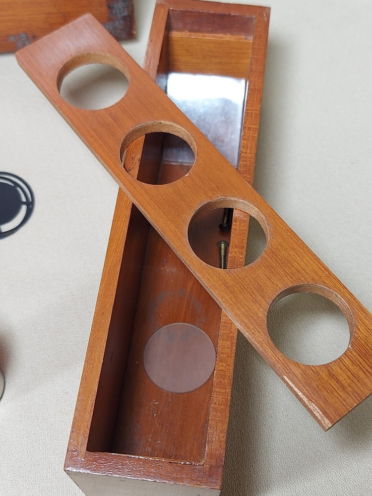 Antique 1915 Bausch&Lomb Optical Microscope With Box