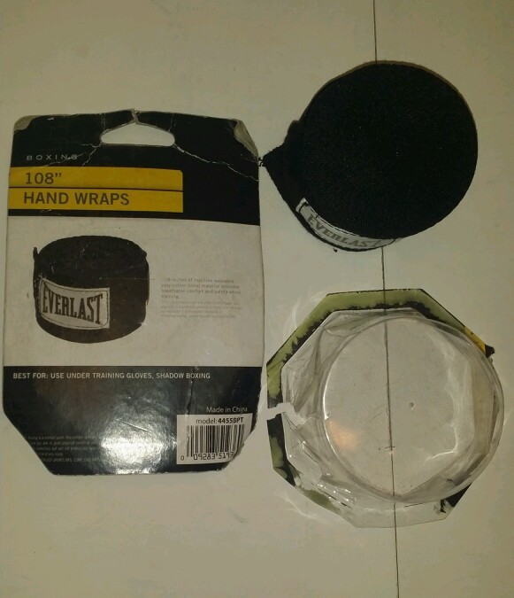 Everlast 108" Boxing Handwraps-Black