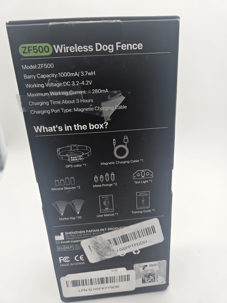 1 PCS GPS Dog Collar Tracker Fence System