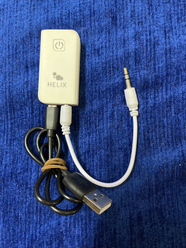 Helix FlyWireless Bluetooth Airplane Adapter Model ETHADPBTT White