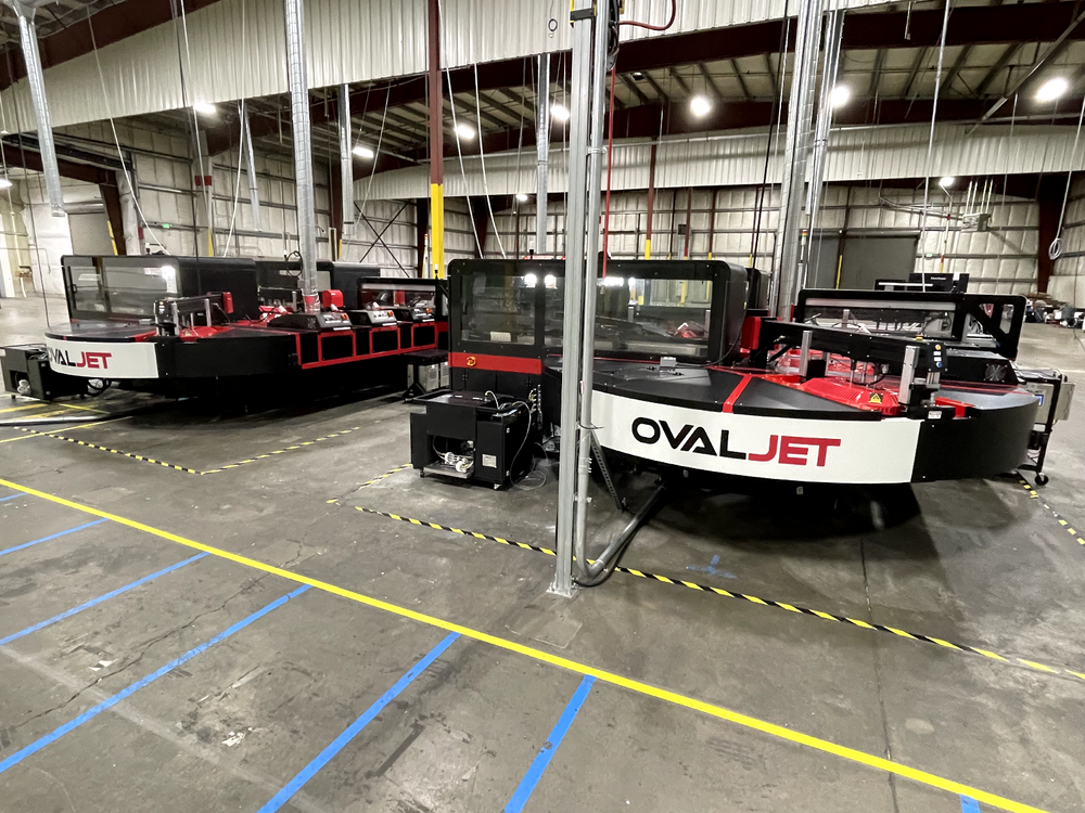 2020 OvalJet DTG Printer / Press - Direct to Garmet Textile Printer