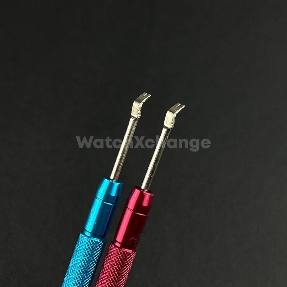 Watch Hand Removal Lever Pry Tool Forked Tip 2pcs