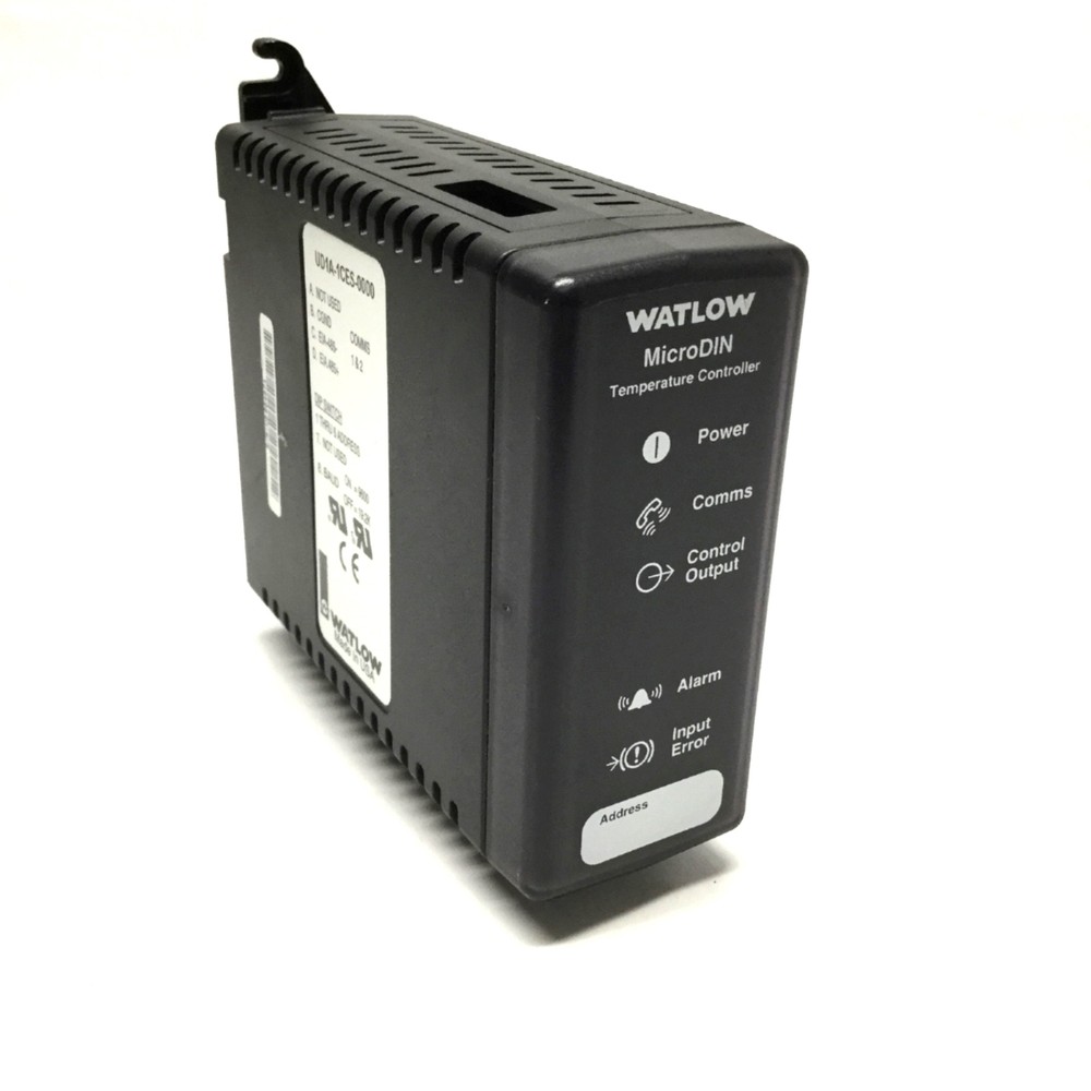 Watlow UD1A-1CES-0000 MicroDIN Temperature Controller EIA/TIA-485 Modbus RTU
