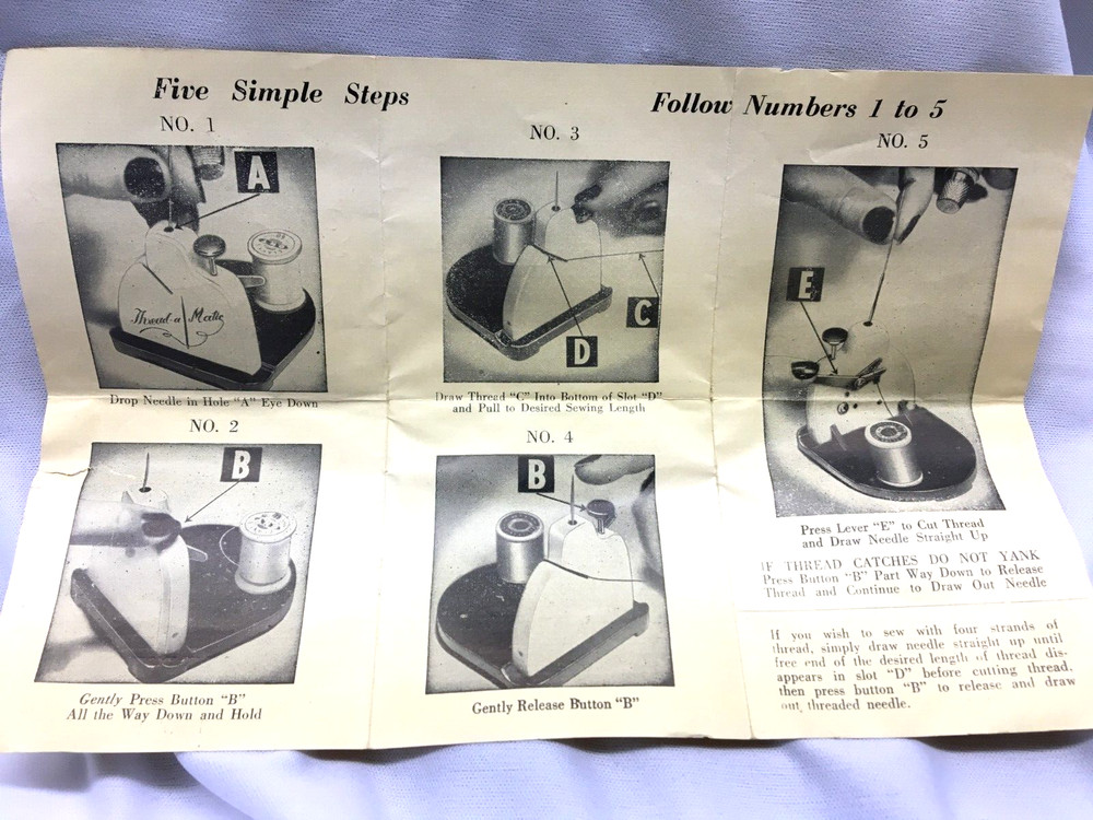 Nelpin MFG. Co. THREAD-A-MATIC Model 72