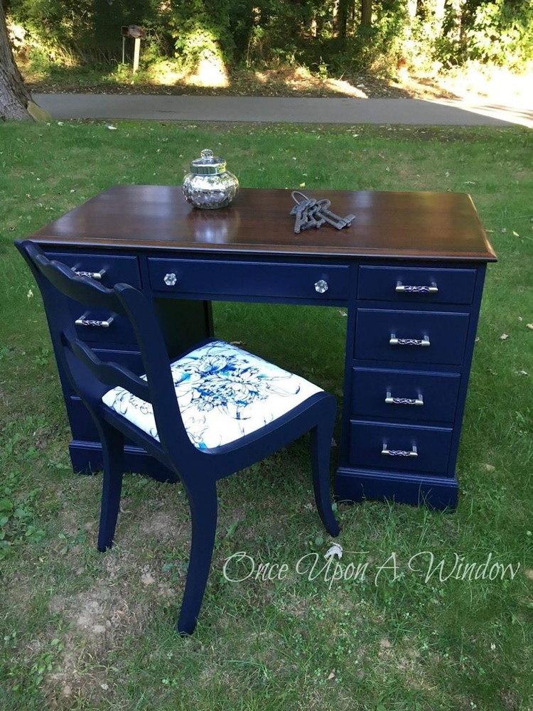 3" Crystal Lace Bar Pull Satin Nickel & Blue