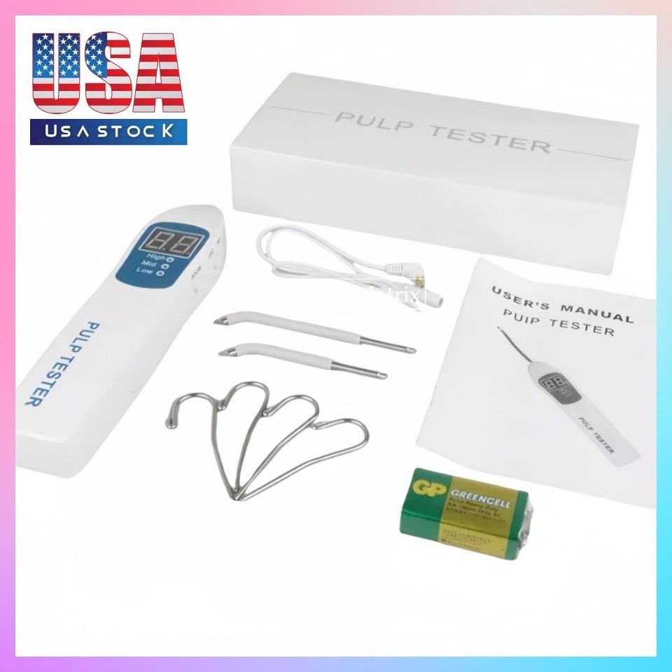 Dental Endo Oral Electric Pulp Tester Teeth Nerve Testing Vitality Device Kit