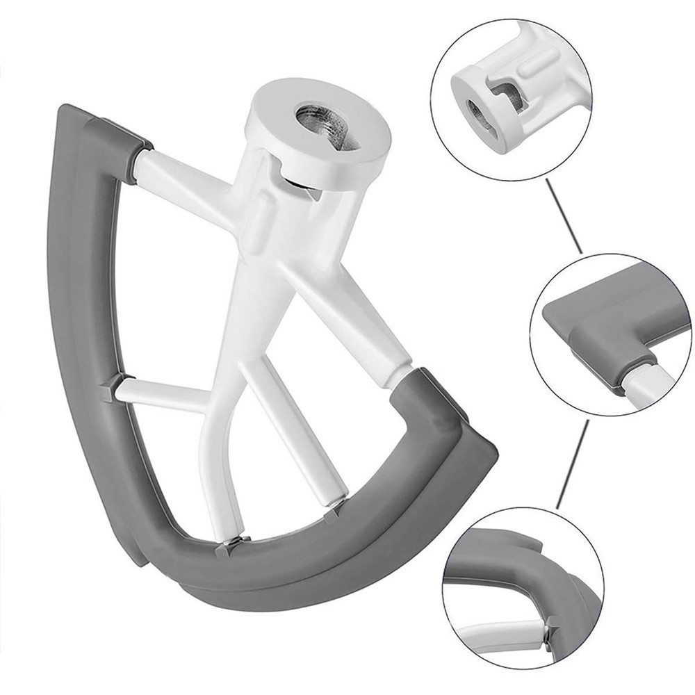 Flex Edge Beater for KitchenAid,Mixer Attachement Compatible With KitchenAid,...