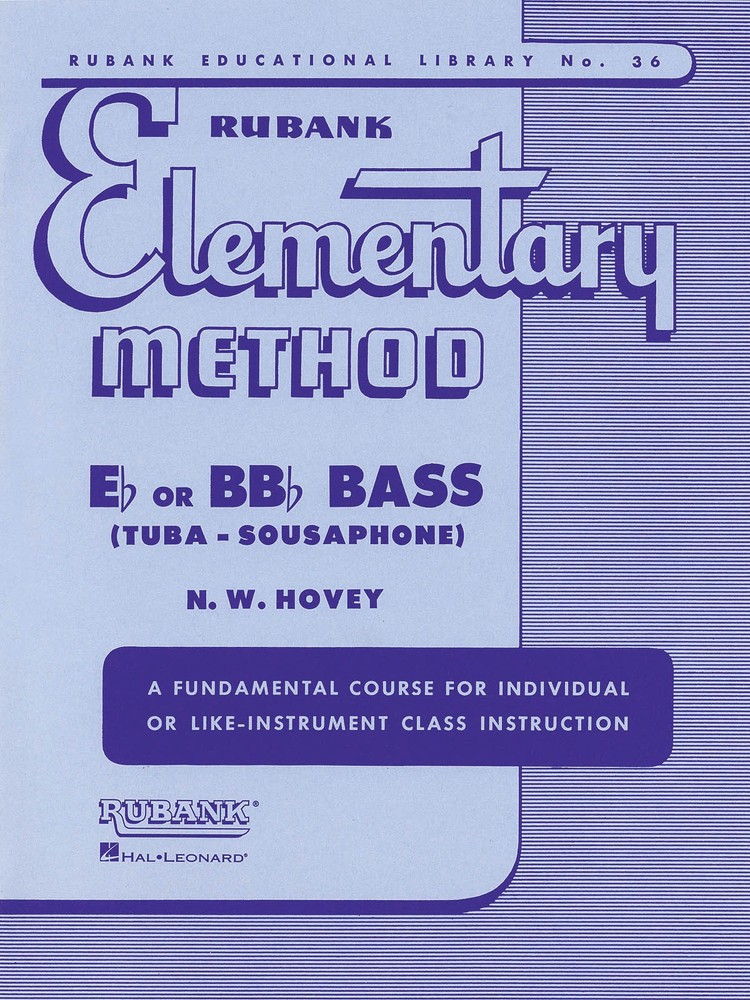 Rubank Elementary Method for Eb BB flat Bass Tuba Beginner Music Lessons Book