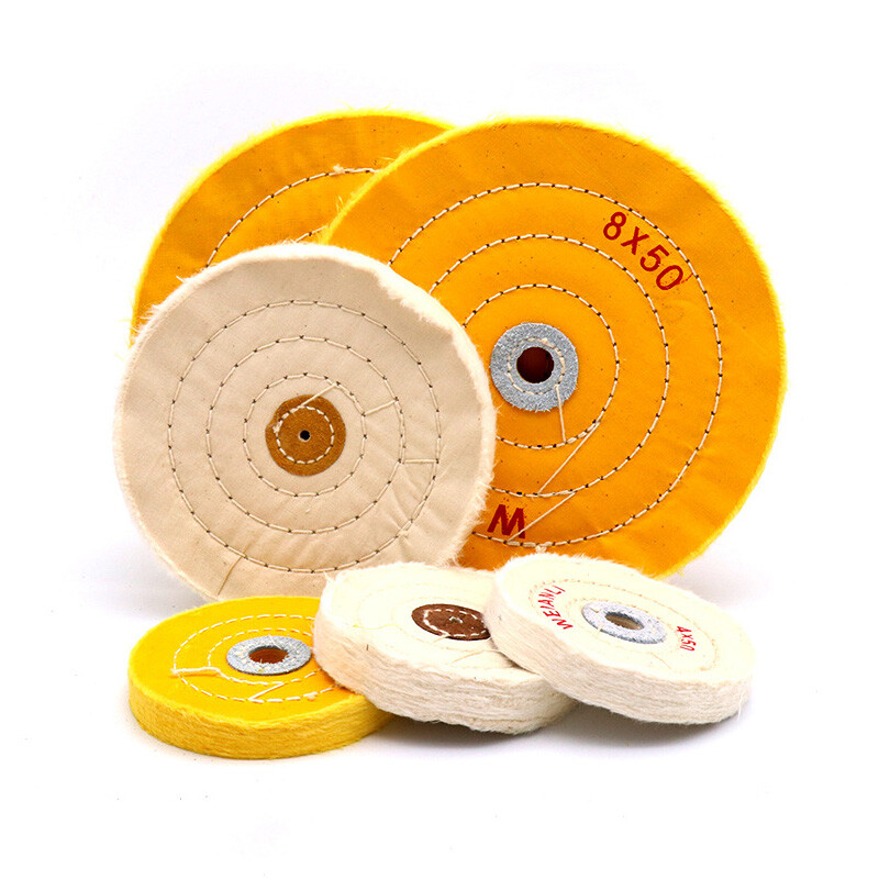 2" 3" 4" - 8" Buffing Soft Polishing Cloth Buffer Polish Wheel for Bench Grinder
