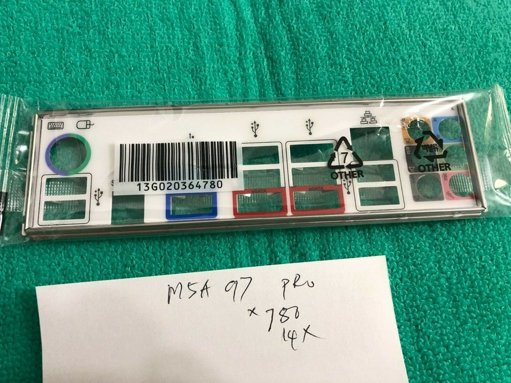 ASUS IO SHIELD FOR ASUS M5A97 PRO    ,ORIGINAL