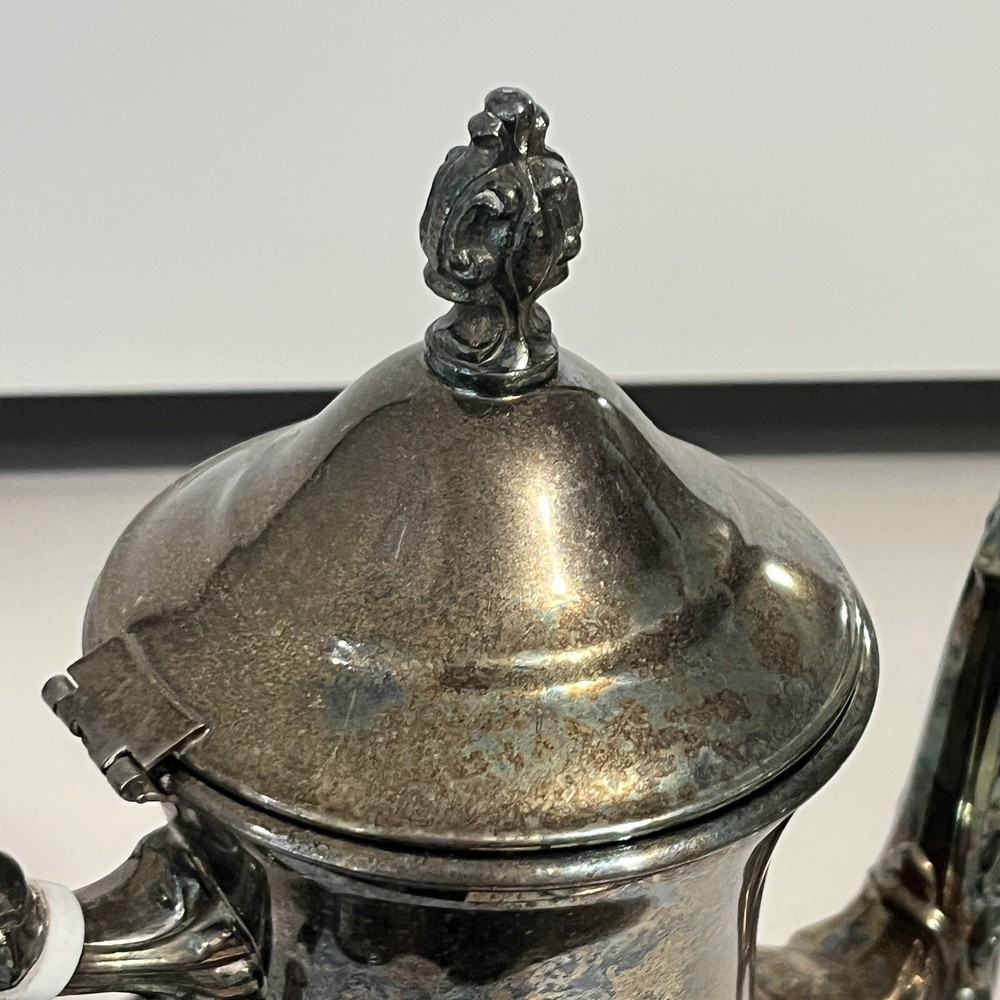 towle silverplated Tea Pot Single 11" tall silver
