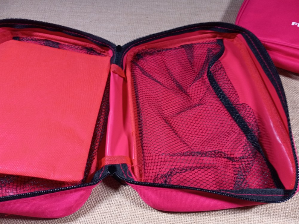 Nylon First Aid Empty Kit, Compact Waterproof and Lightweight First Aid Bag