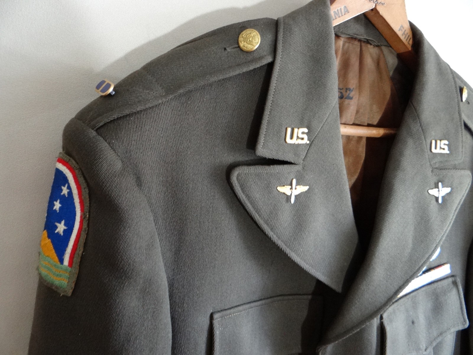WWII Army Air Corps Air Transport Command Officers Ike Jacket Uniform
