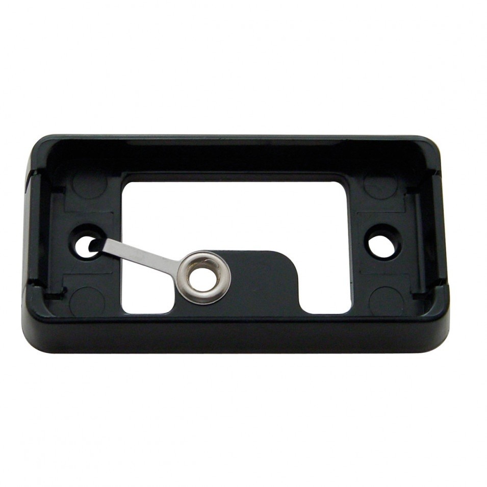 Rectangular Clearance/Marker Light Kit w/ Black Bracket - Red Lens