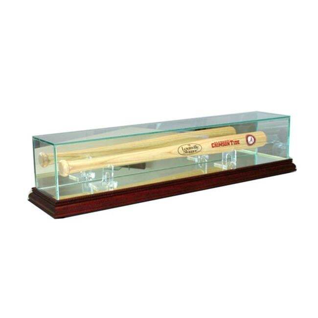 Perfect Cases MNIBSBT-C Mini Bat Display Case- Cherry