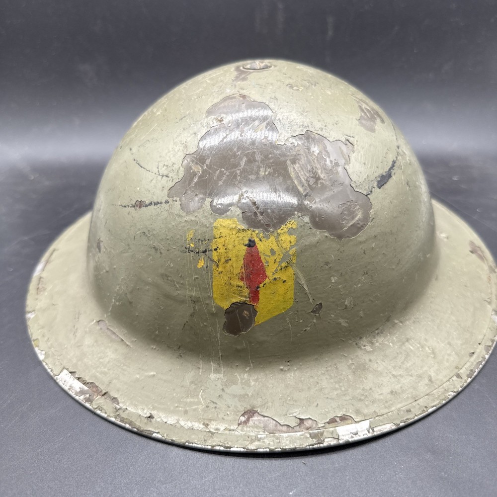WWII WW2 Second 2nd Irish Brigade Eastern Command Helmet