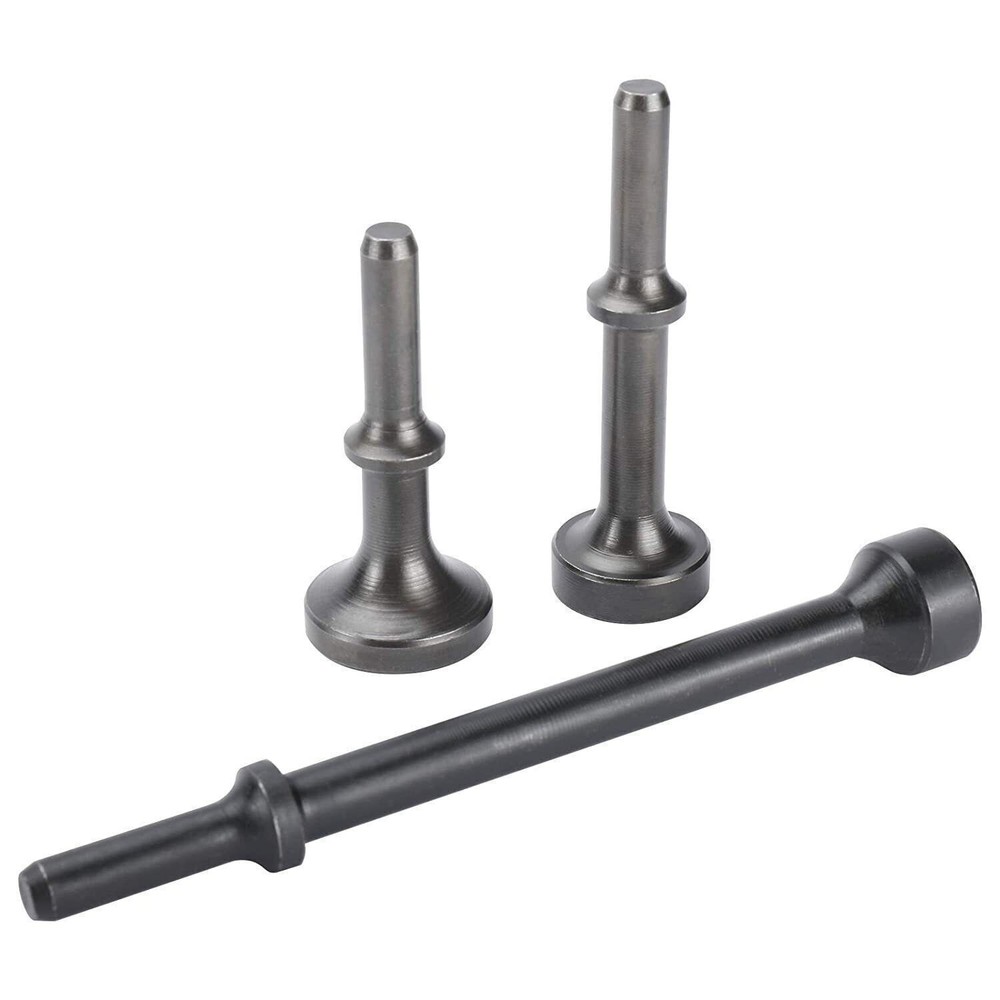 4 Pack Smoothing Pneumatic Air Hammer Bits Air Chisel Bits Tool Set with Spring