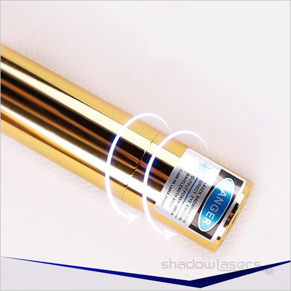 Green Laser Pointer 520nm Adjustable Focus Flashlight Visidle Beam +Case US