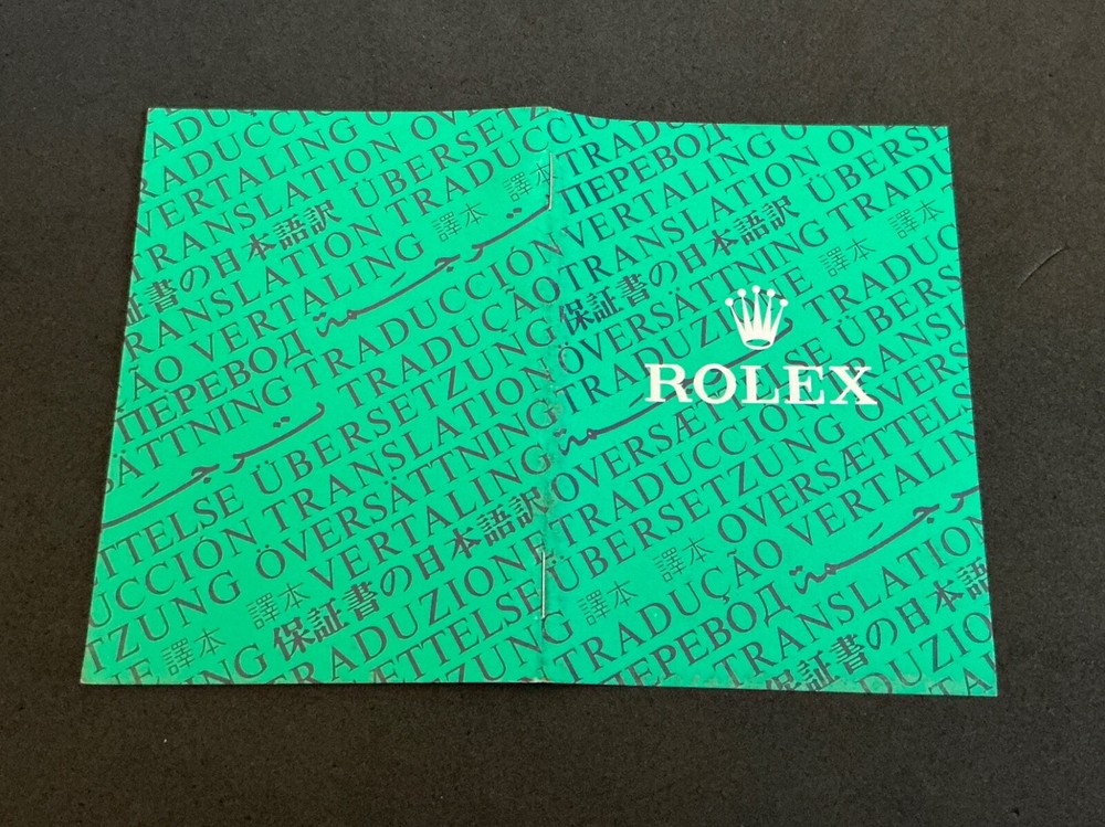 Authentic ROLEX TRANSLATION Booklet Code 565.00.6 For GMT Sub DD DJ..