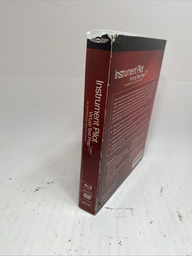 Asa Instrument Pilot Virtual Test Prep DVDs And Blu-ray’s School Exam Study
