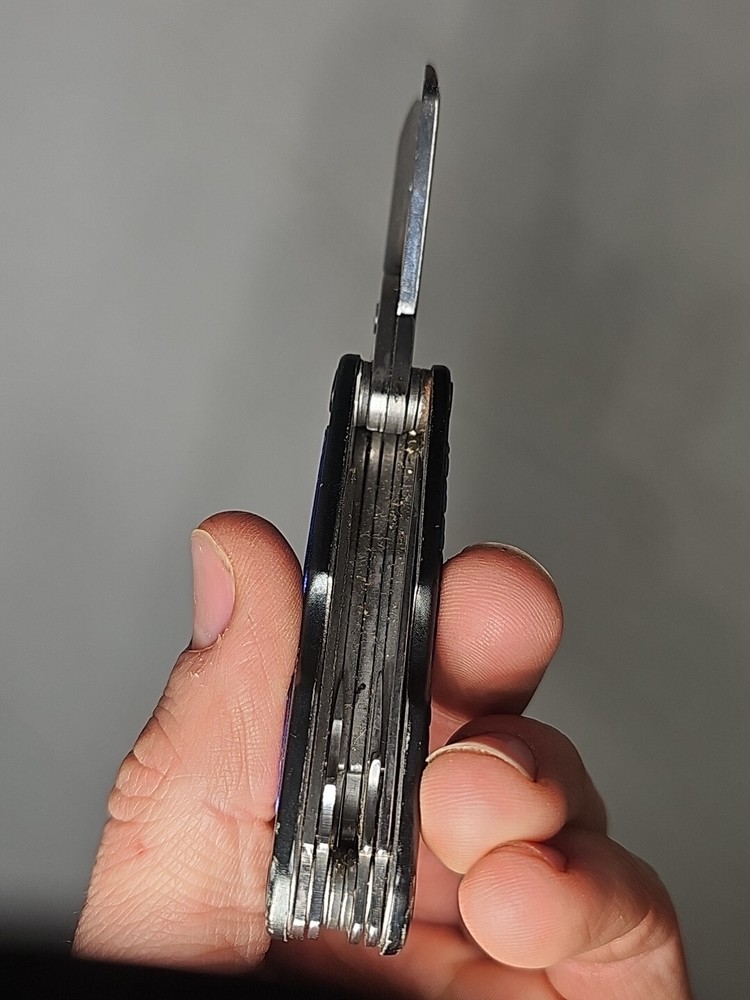 Craftsman Blue Mini Multi Tool Keychain 2.5in