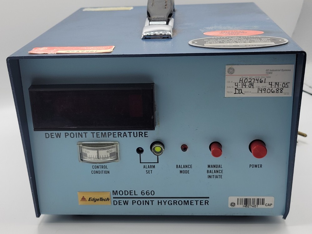 EdgeTech (EG&G) Model 660 Dew Point Hygrometer