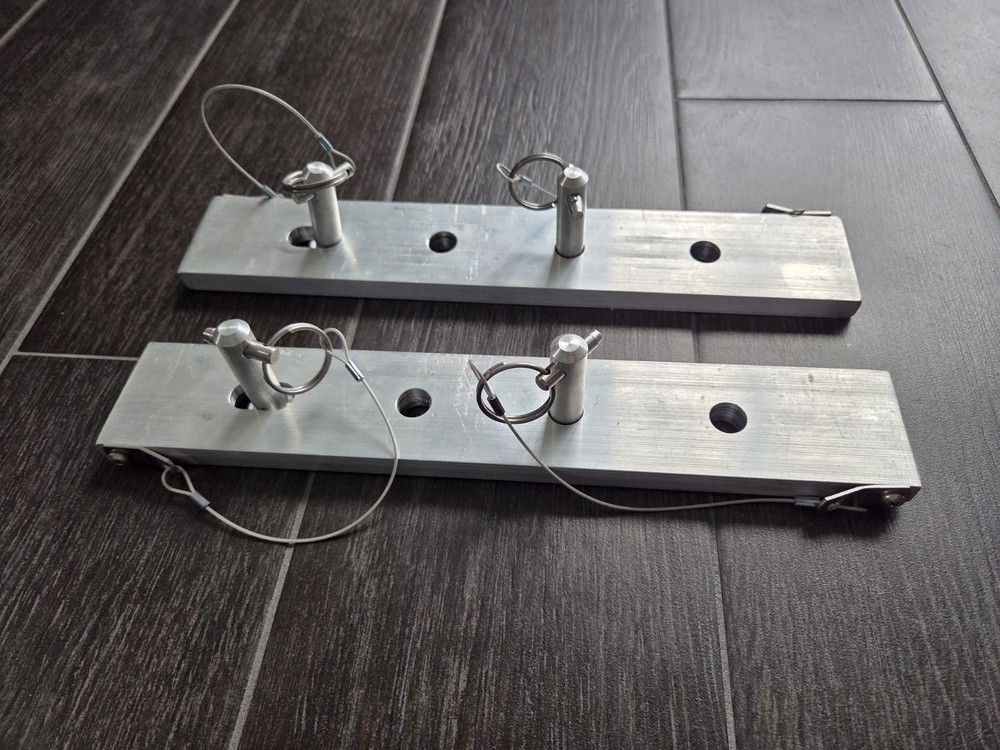 Quick release ladder base kit