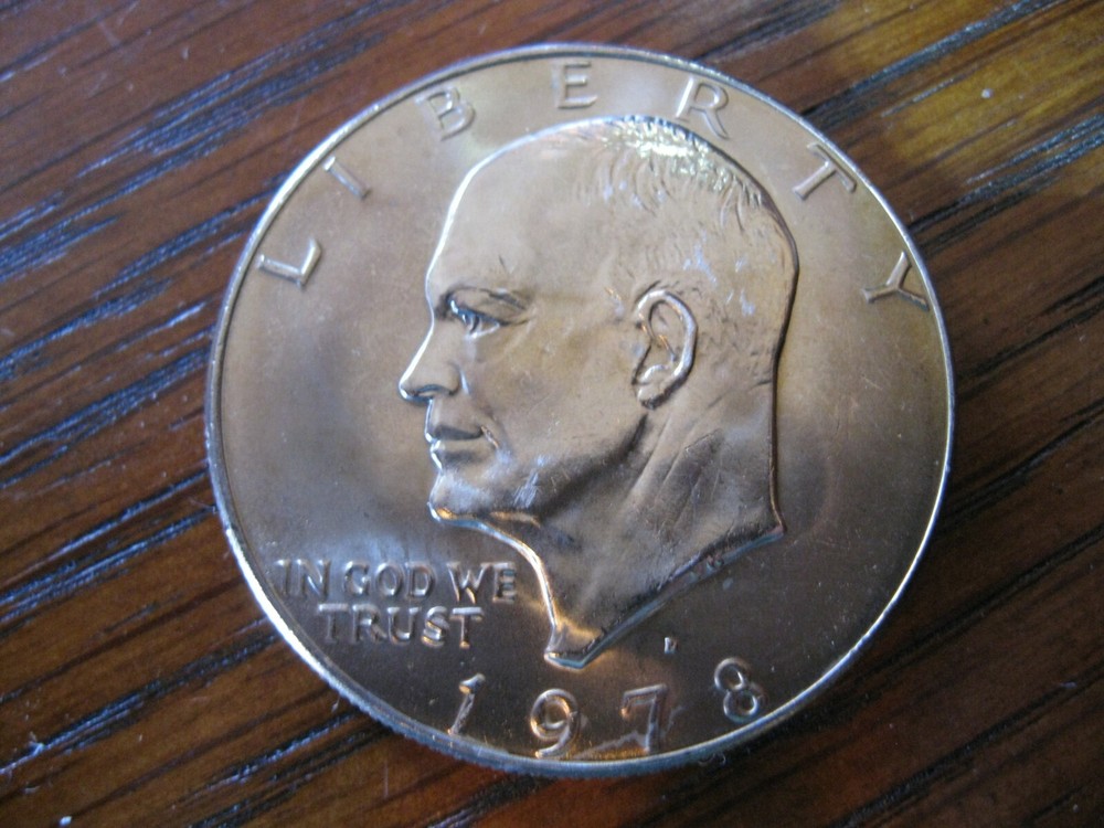 1978 D Eisenhower Dollar Gem Brilliant Uncirculated!!