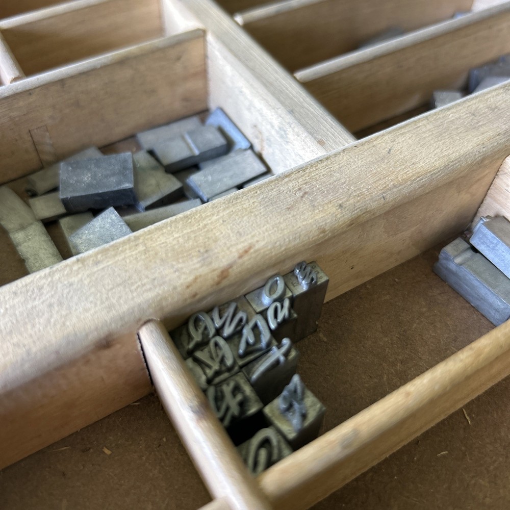 Letterpress Printer Type 24 Pt Font Print Type