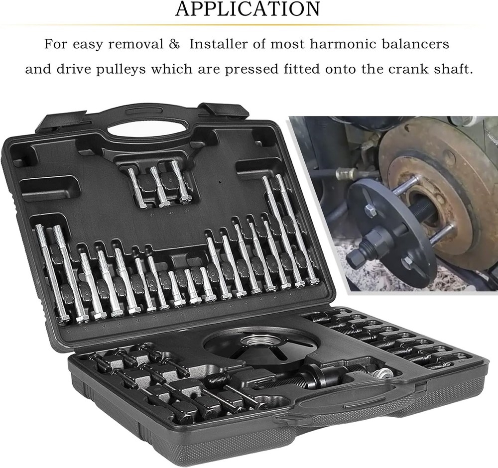 Replace for OTC4531 Flywheel Crankshaft Harmonic Balancer Puller & Installer Set