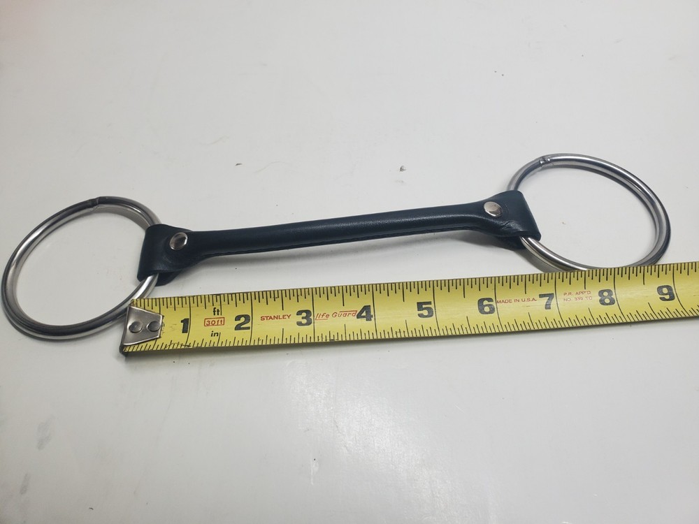 Loose Ring Leather Snaffle Bit Unbranded
