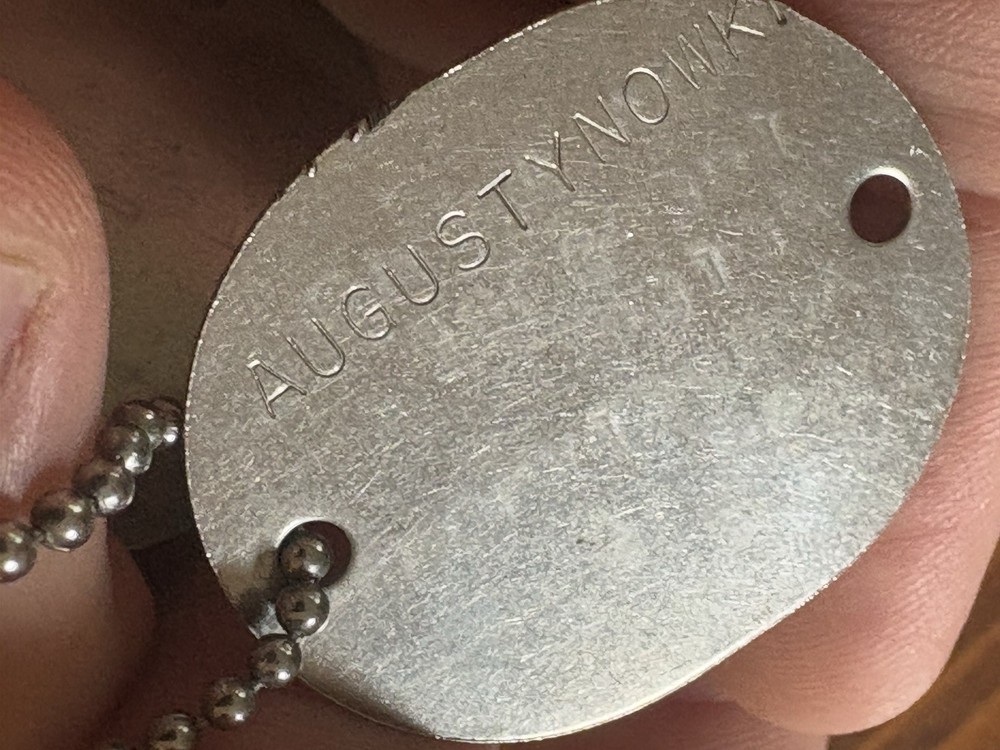 US Navy Dog Tags USNR Theodore Peter Augustynowski