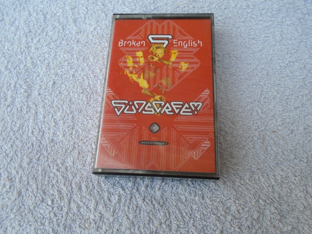 Sunscreem -  Broken English  - CASSETTE SINGLE