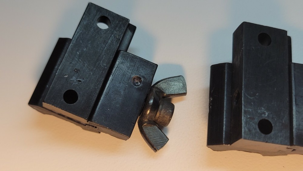 Quic-kee Flat Barrel 7/8" Hole Pattern Muzzleloader Quick Release Scope Bases