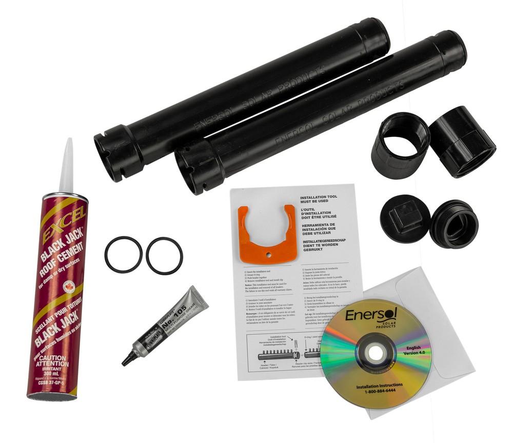 Enersol Swimming Pool Solar Heating System Kit - One Needed Per Installation