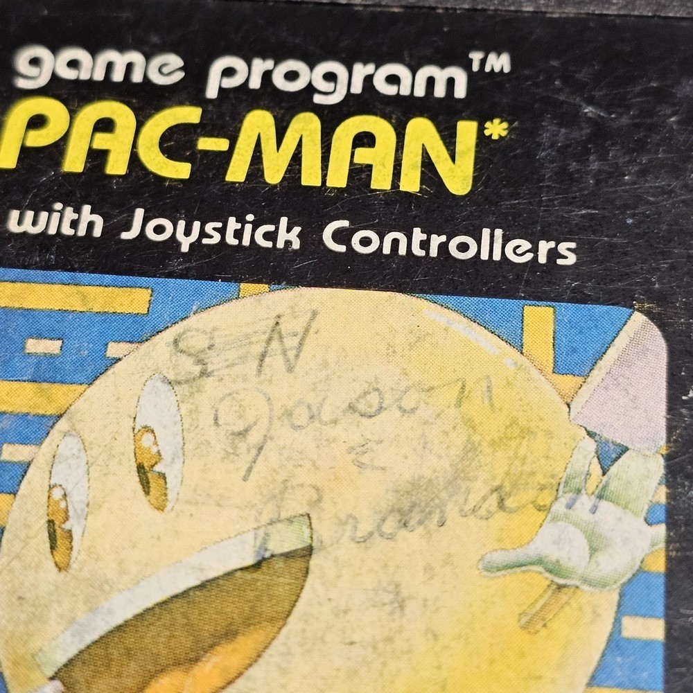 Atari 2600 PAC-MAN Video Game Program Cartridge 1981 CX2646