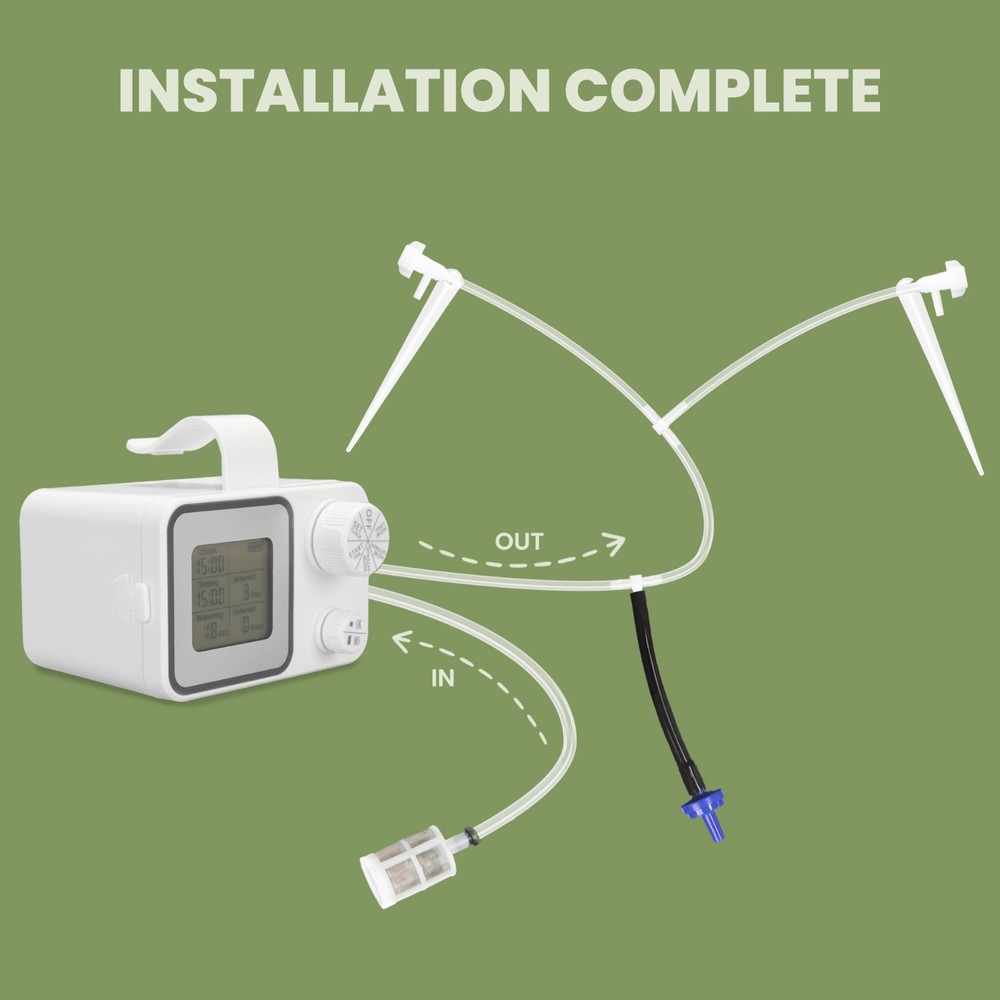 auto drip irrigation watering system dripper kits