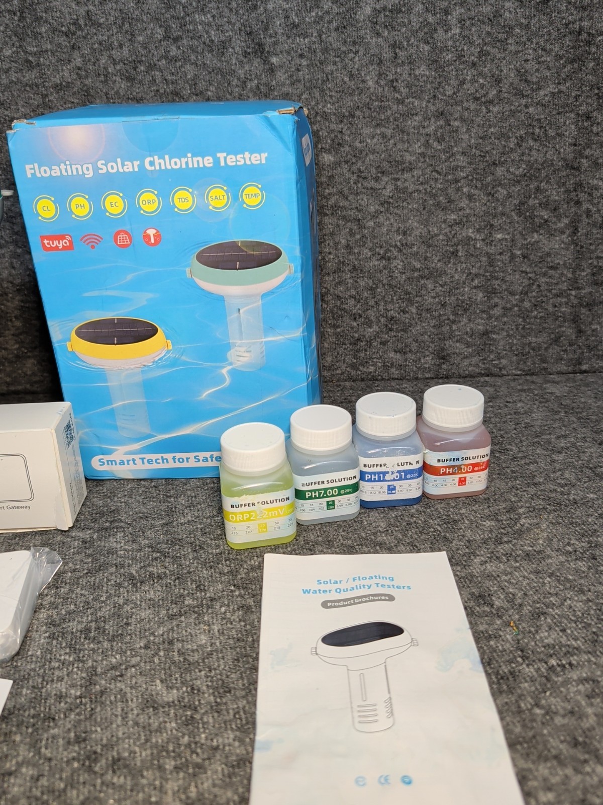 Solar & WiFi Digital Pool Water Tester Smart Floating Monitor - Spa & Hot Tub