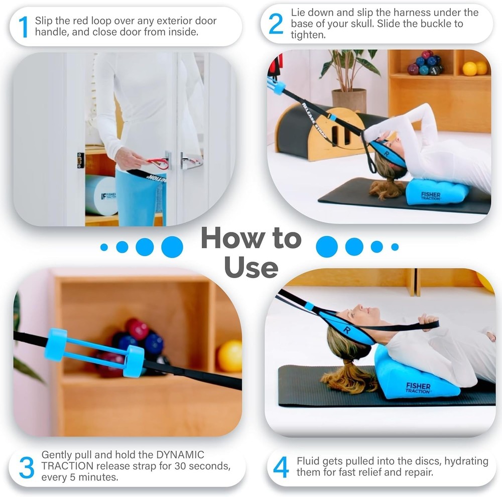 Spinal Decompression & Traction Devices — Neck & Lower Back Relief System
