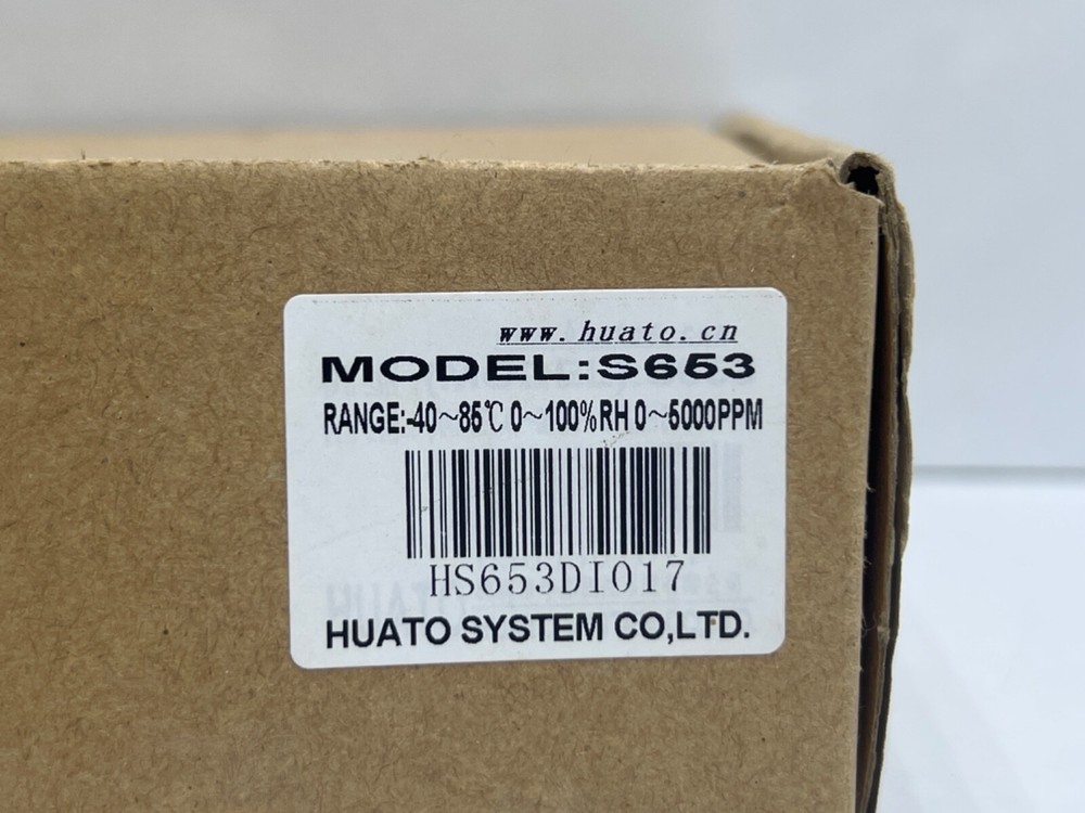 HUATO S653 CO2 temperature humidity data logger
