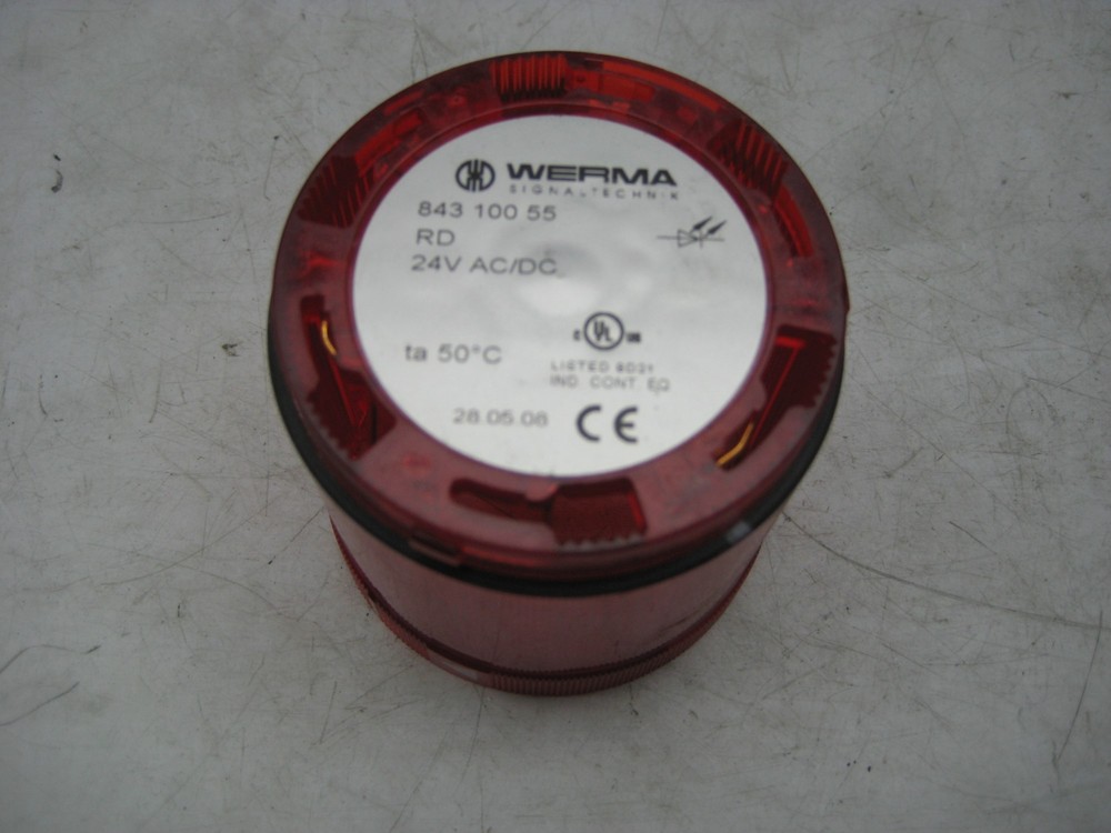 WERMA 84310055 STACK LIGHT RED NSNP