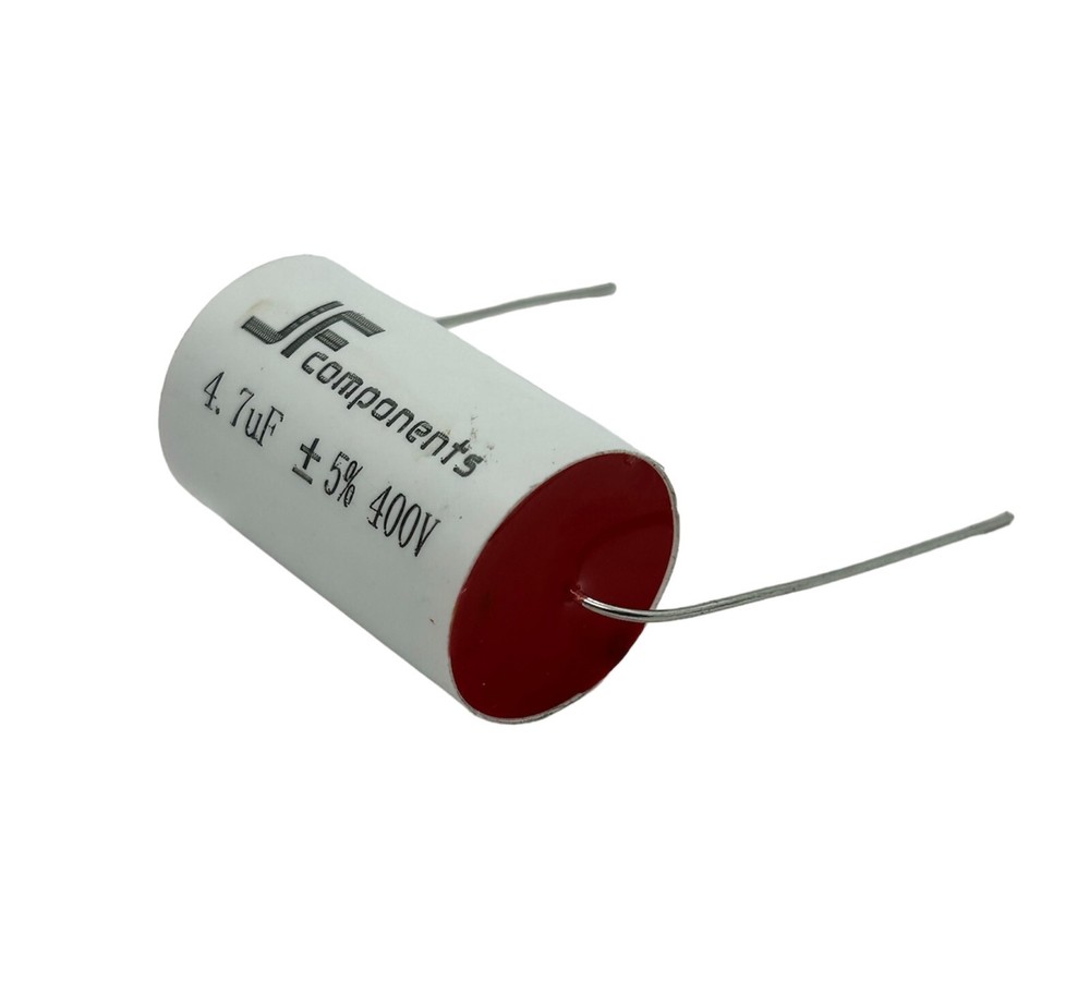   JFcomponents 4.7uF 400V MKP Metallized Poly Capacitor for crossover. 