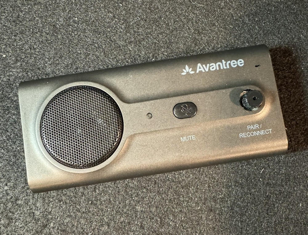 Avantree CK11 Hands Free Bluetooth for Cell Phone Car Kit with Siri support