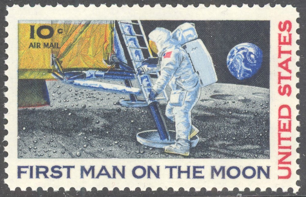 Scott C76, the 1969 Moon Landing  Issue - Mint, Never Hinged