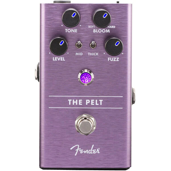 Fender The Pelt Fuzz Guitar Effects Pedal Silicon Transistor Mid/Thick Switch