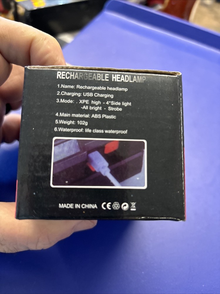 High Power Rechargeable Head Lamp Multiple Bulbs Listed 10/13