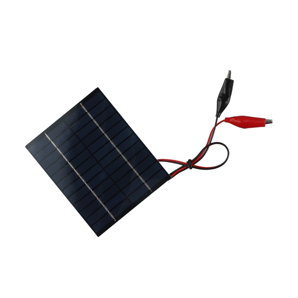 Sustainable Power Solution Portable 10W Solar Panel with Clips for Use