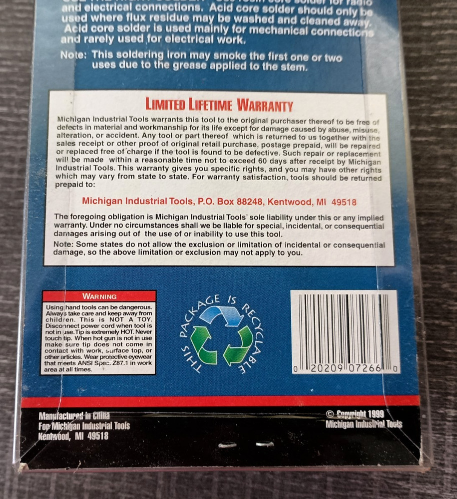 MIT SOLDERING IRON – UL listed – 30-Watts