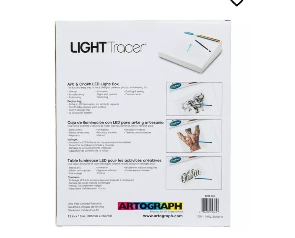 LightTracer LED Lightbox for Art, Tracing, Drawing, Illustrating