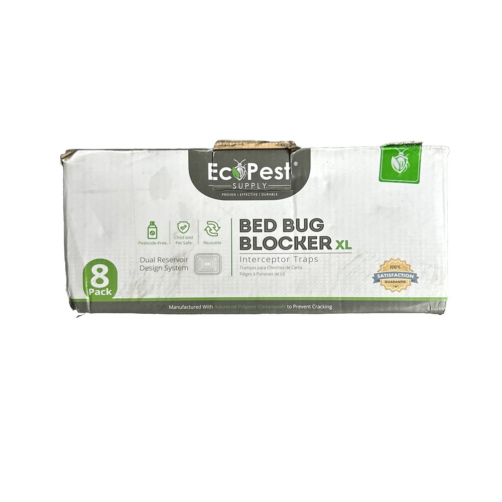 EcoPest Bed Bug Blocker Pro Eco Friendly Interceptor Traps 4-Pack